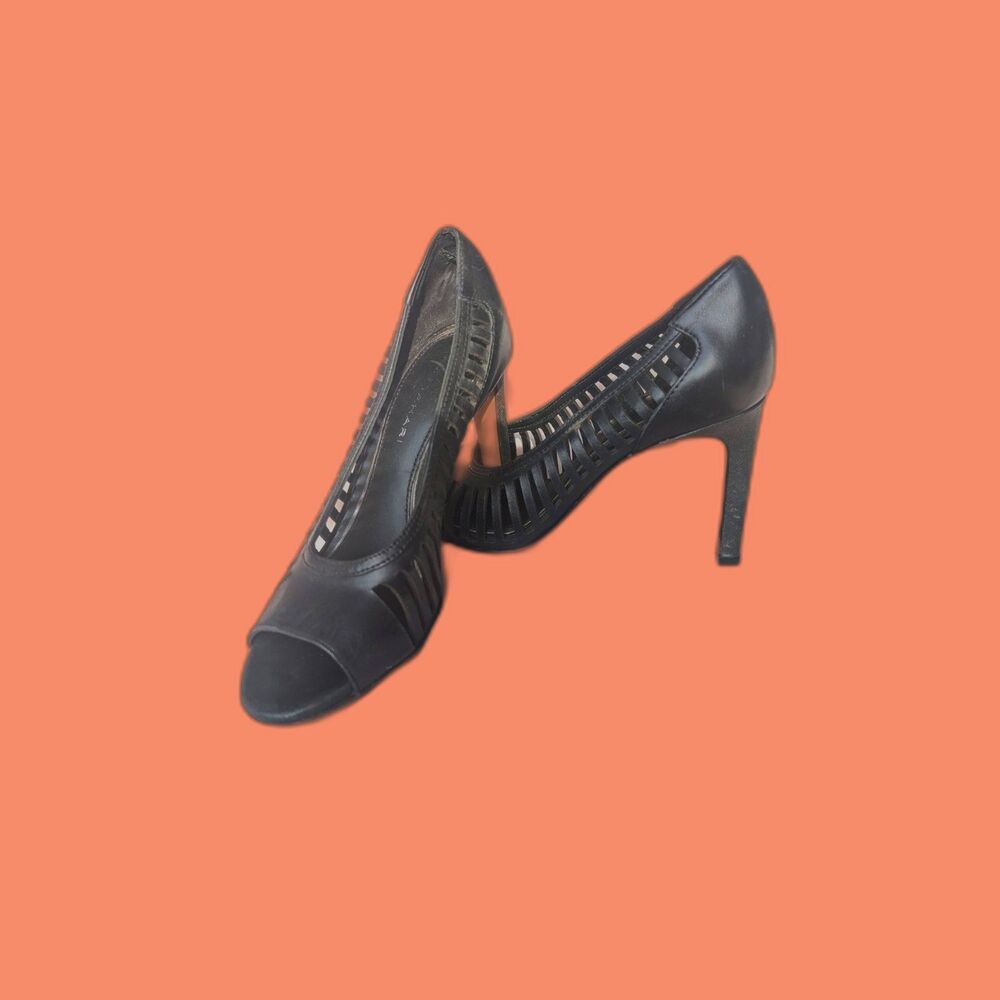 Elie Tahari "Harbor" open-toe cage pumps